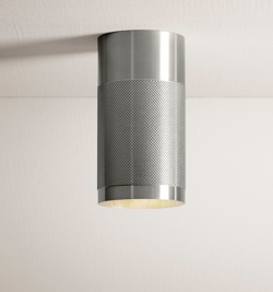 Thorup Copenhagen Patrone Aufbau-Deckenstrahler/Downlight, nickelbeschichtetes Messing, 120 mm