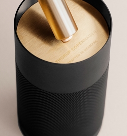 Thorup Copenhagen Patrone Schienenspot, schwarz-brüniertes Messing, 120 mm