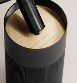 Thorup Copenhagen Patrone Deckenschiene Spot, schwarz-brüniertes Messing/dunkel, 120 mm