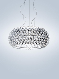 Caboche Plus Grande Pendelleuchte LED, transparent