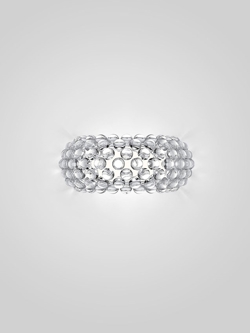 Caboche Plus Media Wandleuchte, transparent