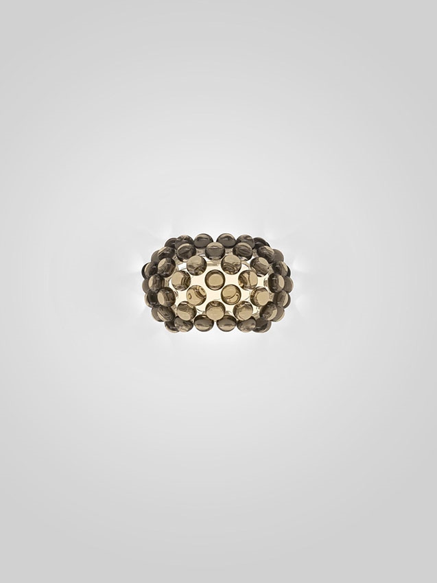 Caboche Plus Piccola Wandleuchte, grau