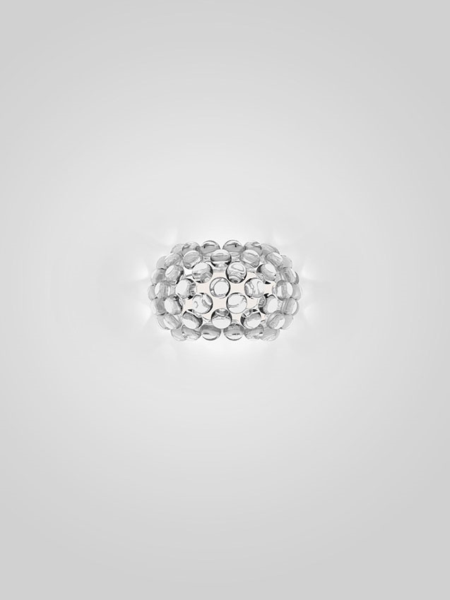Caboche Plus Piccola Wandleuchte, transparent