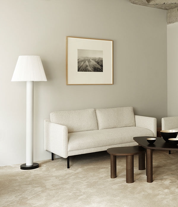 Normann Copenhagen Cellu Stehlampe, Weiß