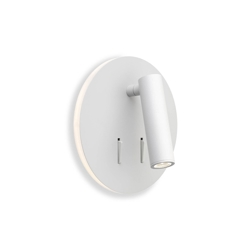 Circle Wandleuchte / Spot, weiß