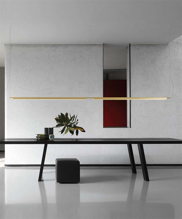 Doppelte Compendium Pendelleuchte, Messing