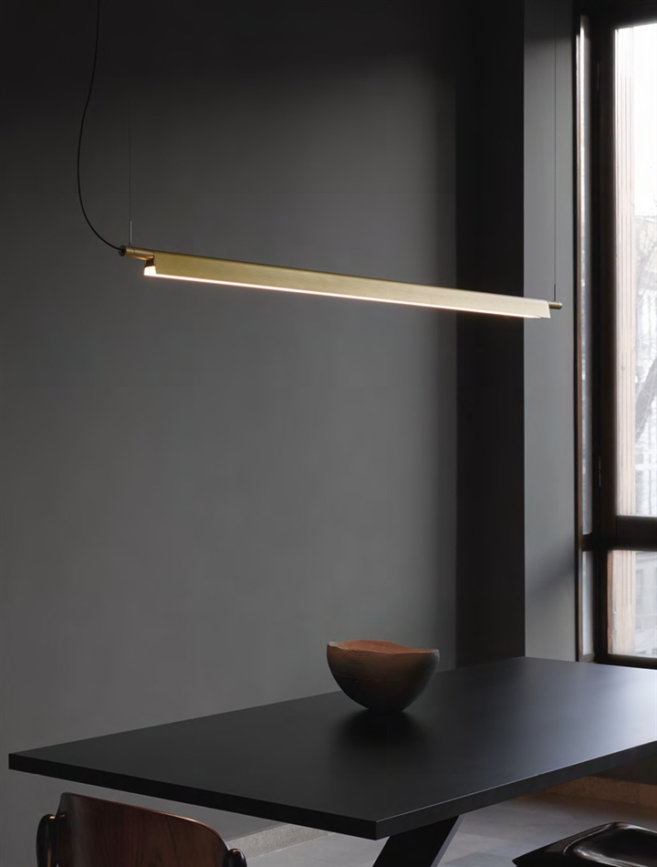 Compendium Pendelleuchte, Messing