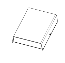 Compendium Pendelleuchte Rosette m/Driver, Weiß