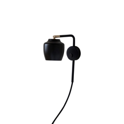 Nola Wandleuchte, schwarz