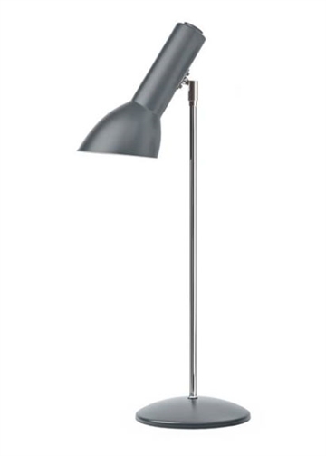 Oblique Tischlampe, flintgrau