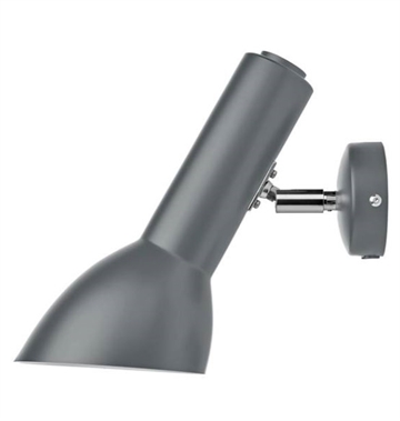 Oblique Wandleuchte, flintgrau
