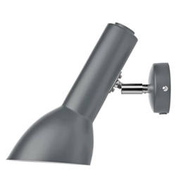 Oblique Wandleuchte, flintgrau