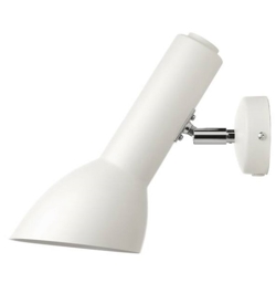 Oblique Wandleuchte, weiß matt