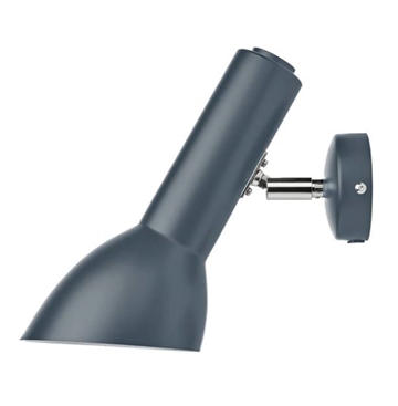 Oblique Wandleuchte, petroleumblau