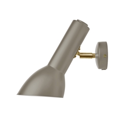 Oblique Wandleuchte Messing, Sand