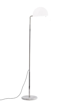 Mezzaluna Stehlampe, weiß