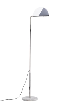 Mezzaluna Stehlampe, Chrom