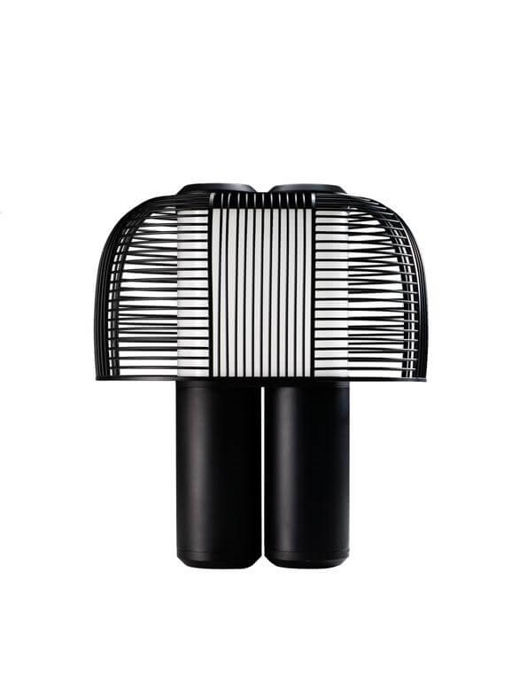 Yasuke Tischlampe, schwarz