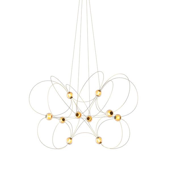 Munari X10 Kronleuchter, Gold