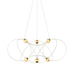 Munari X6 Kronleuchter, Gold