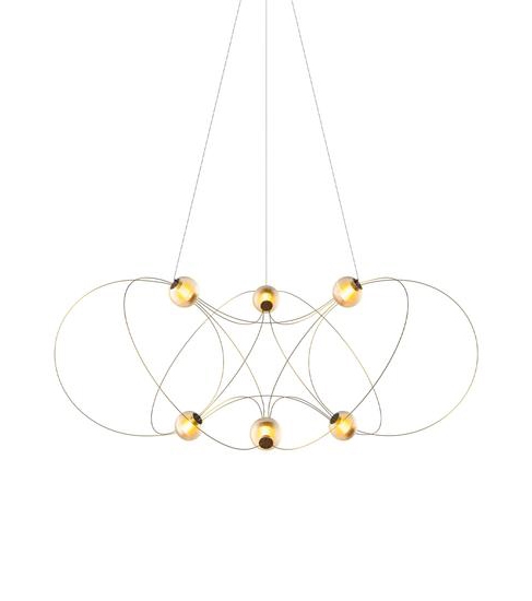 Munari X6 Kronleuchter, Gold