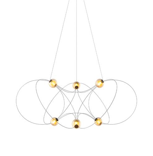 Munari X6 Kronleuchter, schwarz