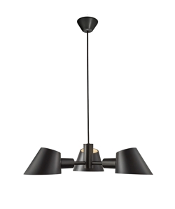 Stay 3-Spot Pendelleuchte, schwarz