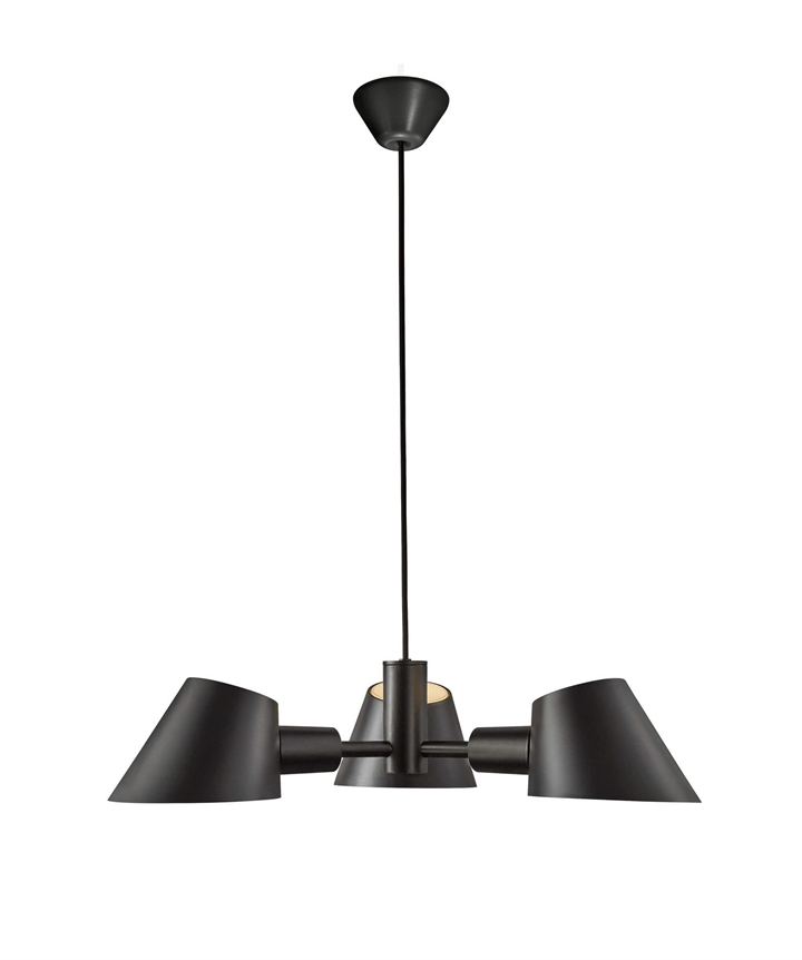 Stay 3-Spot Pendelleuchte, schwarz