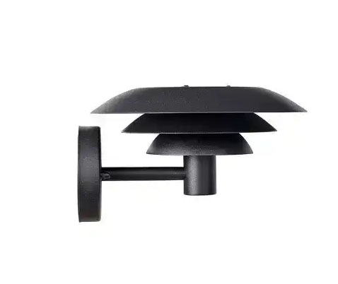 DL25 Außenwandleuchte, schwarz