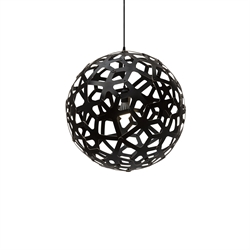 Coral 600 Pendelleuchte, schwarz