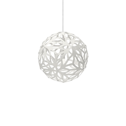 Floral 400 Pendelleuchte, weiß