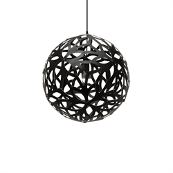 Floral 800 Pendelleuchte, schwarz