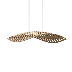 Navicula medium Pendelleuchte, Bambus