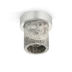 Miss Marble Spot, grey/gebürstetes Silber