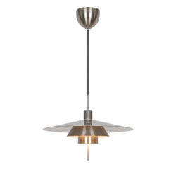 Latika Pendelleuchte, gebürstetes Chrom