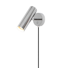 MIB 6 Wandleuchte, Chrom