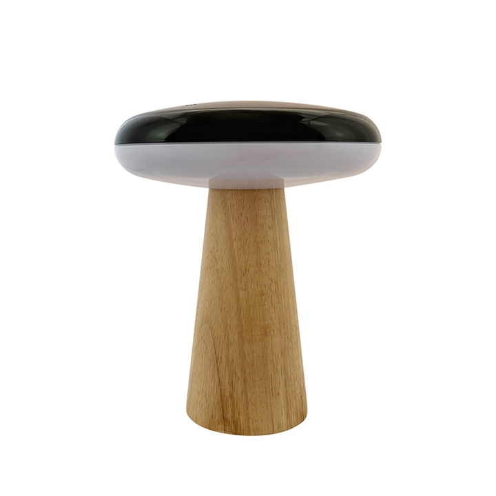 2 Ways Akku-/Tischlampe, schwarz/weiß/natur