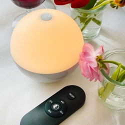 Alba Light Ball Batterielampe / Tischlampe, shiny weiß (1 Stk.)