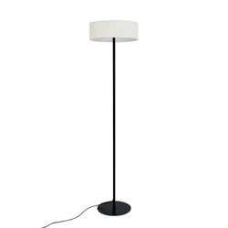 Calix Stehlampe mit Stoffschirm, natur/schwarz