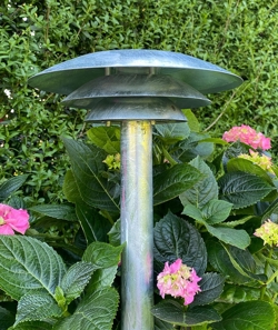 DL25 Außen-Gartenleuchte, verzinkter Stahl