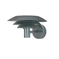 DL25 Außenwandleuchte, verzinkter Stahl