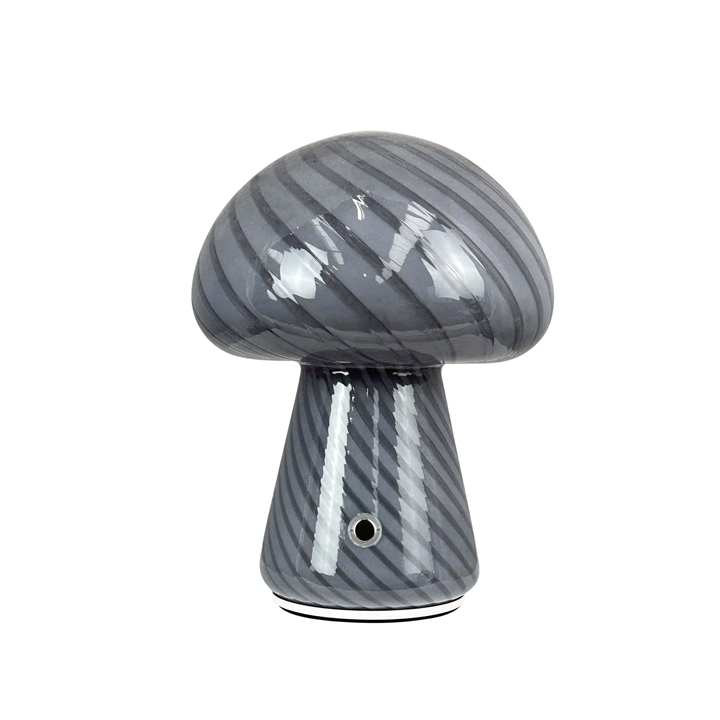 Morkel Mushroom Akku-/Tischlampe, grau