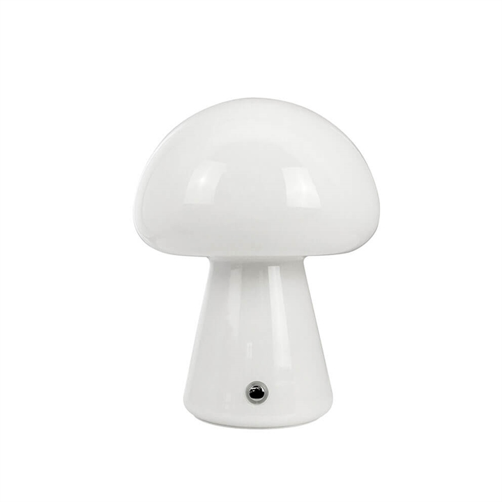 Morkel Mushroom Batterielampe / Tischlampe, weiß