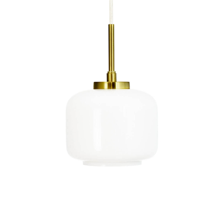 Arp D15 Pendelleuchte, Opal/Messing