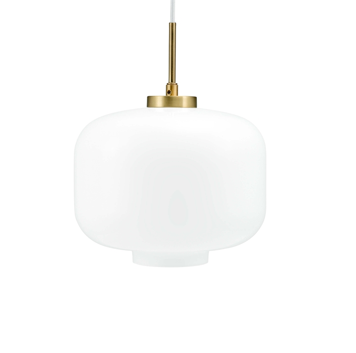 Arp D25 Pendelleuchte, Opal/Messing
