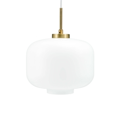 Arp D25 Pendelleuchte, Opal/Messing