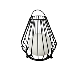 Evesham Außenlaterne / Batterielampe klein, schwarz