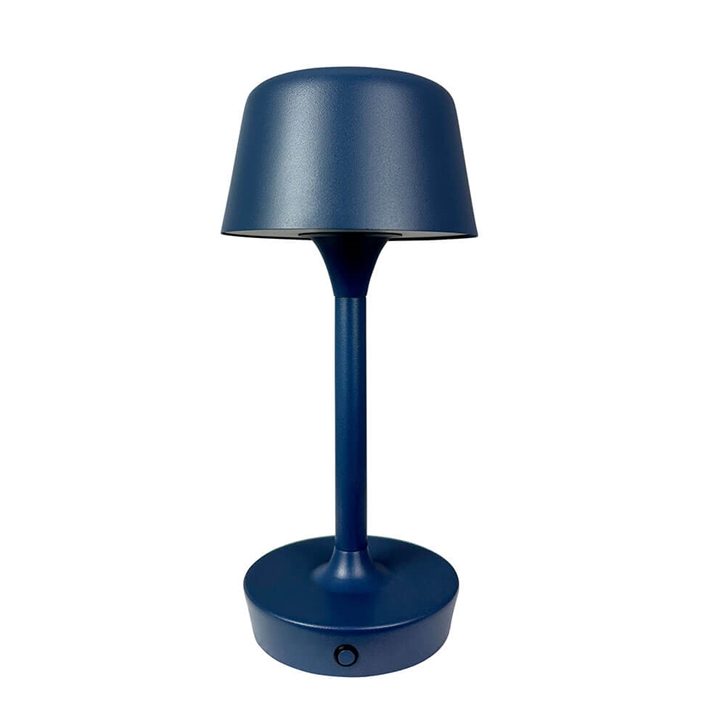 Flow LED Tischlampe / Batterielampe, Indigo