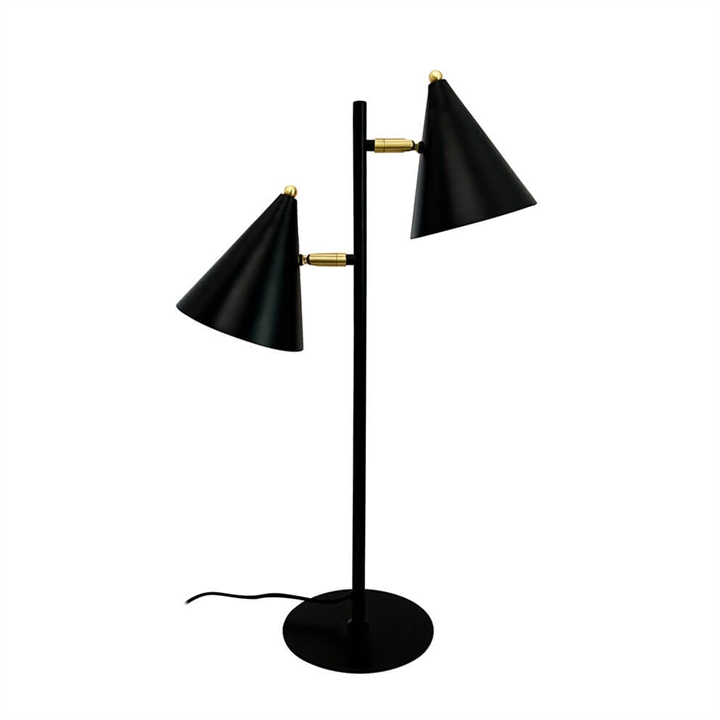 Rouen Tischlampe, schwarz