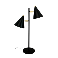 Rouen Tischlampe, schwarz